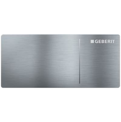 Geberit 115.630.FW.1- Geberit remote flush actuation type 70 for dual flush, for Sigma concealed cistern 12 cm: stainless steel brushed | FaucetExpress.ca