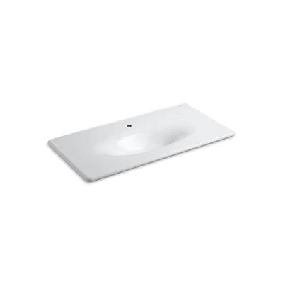 Kohler 3052-1-0- Iron/Impressions® 43'' vanity-top bathroom sink with single faucet hole | FaucetExpress.ca