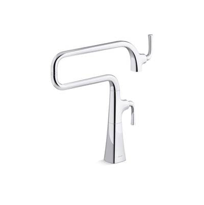 Kohler 22067-CP- Graze Deck-mount pot filler faucet | FaucetExpress.ca