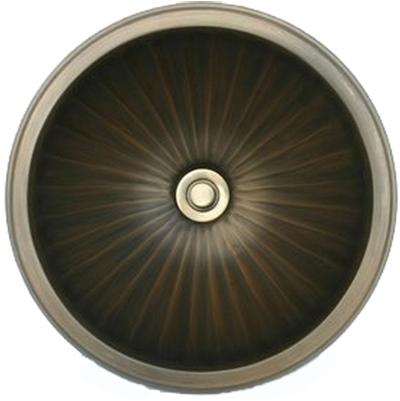 Linkasink BR002 - Bronze Small Round Fluted