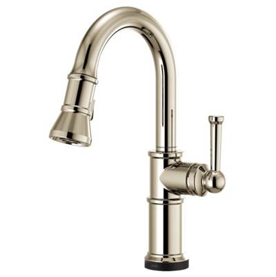 Brizo 64925LF-PN- Pull-Down Prep Faucet With Smarttouch Technology | FaucetExpress.ca