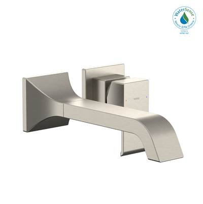 Toto TLG08308U#BN- TOTO GC 1.2 GPM Wall-Mount Single-Handle Long Bathroom Faucet with COMFORT GLIDE Technology, Brushed Nickel - TLG08308U#BN | FaucetExpress.ca