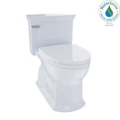 Toto MS964214CEFG#01- Eco Soiree One Piece Toilet Cotton-Cefiontec Chrome Plated | FaucetExpress.ca