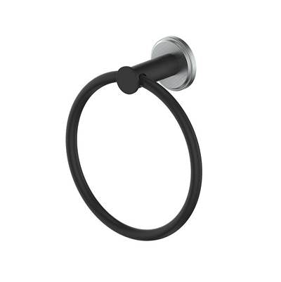 Vogt BA.0109.SB- Zehn Towel Ring Stainless Steel Matte Black