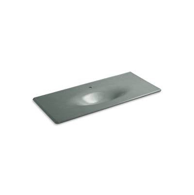 Kohler 3053-1-FT- Iron/Impressions® 49'' vanity-top bathroom sink with single faucet hole | FaucetExpress.ca