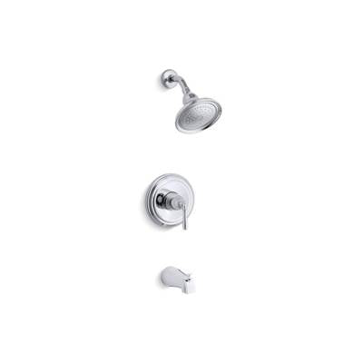 Kohler TS395-4-CP- Devonshire® Rite-Temp® bath and shower trim with NPT spout and 2.5 gpm showerhead | FaucetExpress.ca