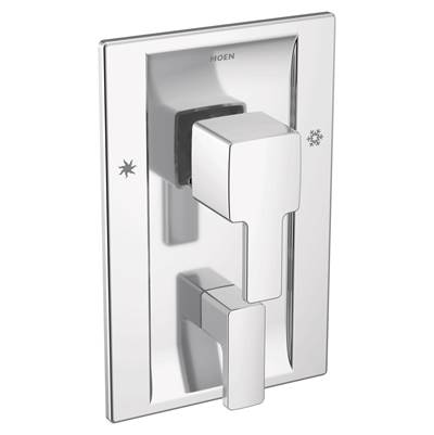 Moen TS2710- 90 Degree Posi-Temp with Built-in 3-Function Transfer Valve Trim Kit, Valve Required, Chrome