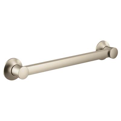 Moen YG0312BN- Flara Brushed Nickel 12'' Grab Bar