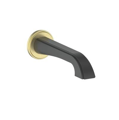 Vogt TS.09.07.GB- Zehn Tub Spout Matte Gold Matte Black