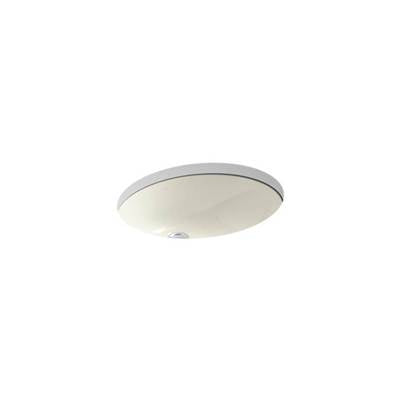 Kohler 2210-G-96- Caxton® Oval 17'' x 14'' Undermount bathroom sink with glazed underside | FaucetExpress.ca