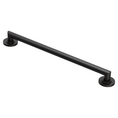 Moen YG0824BL- Arris Matte Black 24'' Designer Grab Bar