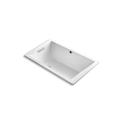 Kohler 1848-W1-0- Underscore® Rectangle 60'' x 36'' drop-in bath with Bask(R) heated surface and end drain | FaucetExpress.ca