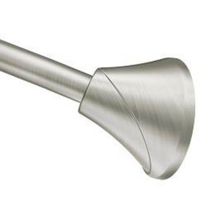 Moen CSR2172BN- Curved Shower Rods Brushed Nickel Tension Curved Shower Rods