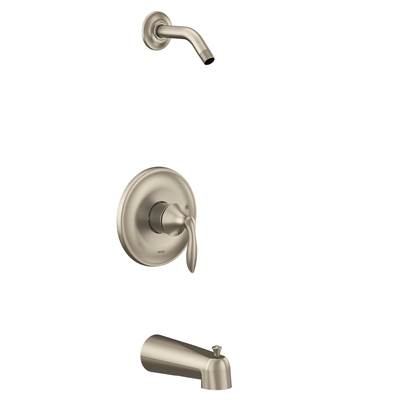 Moen UT2133NHBN- Eva M-Core 2-Series 1-Handle Tub And Shower Trim Kit In Brushed Nickel (Valve Sold Separately)