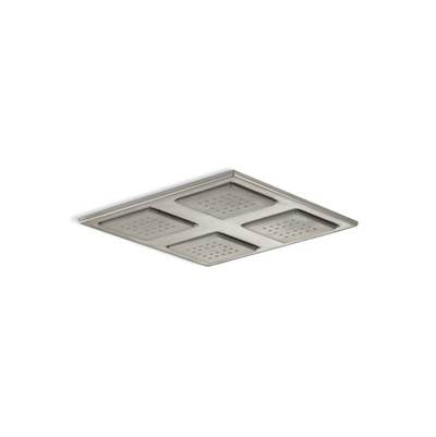 Kohler 98740-BN- WaterTile® Rain overhead shower panel with four 22-nozzle sprayheads | FaucetExpress.ca