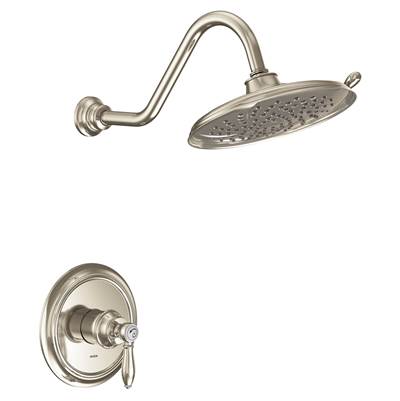Moen UTS232102EPNL- Weymouth M-Core 2-Series Eco Performance 1-Handle Shower Trim Kit In Polished Nickel (Valve Sold Separately)