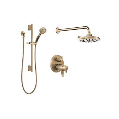 Delta DF-KIT26-THRCZ-WS- Round Thermostatic Shower Kit