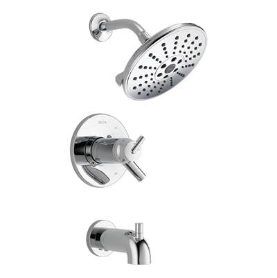 Delta T17T459-H2O- Thermostatic Tub And Shower Trim | FaucetExpress.ca