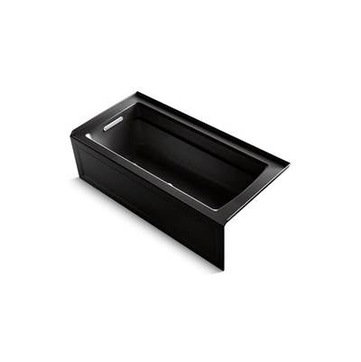 Kohler 1949-GHLAW-7- Archer® 66'' x 32'' integral apron Heated BubbleMassage air bath with Bask® heated surface and left-hand drain | FaucetExpress.ca