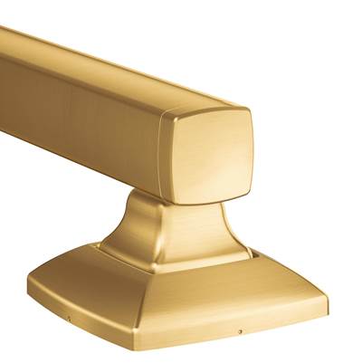Moen YG5124BG- Voss Brushed Gold 24'' Designer Grab Bar