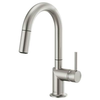 Brizo 63975LF-SSLHP- Odin Pull-Down Prep Faucet with Arc Spout - Handle Not Included