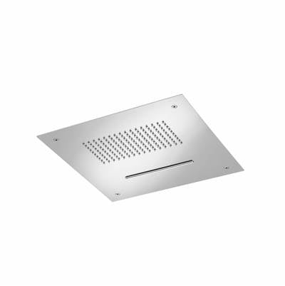 Isenberg CSS.15SCP- 15" Stainless Steel Flush Mount Rainhead With Cascade Watefall | FaucetExpress.ca