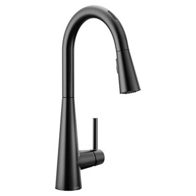 Moen 7864EVBL- Sleek U by Moen Smart Pulldown Kitchen Faucet with Voice Control and MotionSense