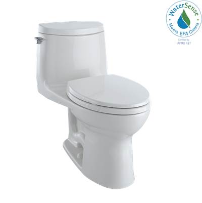 Toto MS604114CUFG#11- Ultramax Ii 1G 1-Pc Toilet Col White - Cefiontect Finish | FaucetExpress.ca