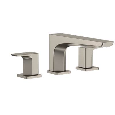 Toto TBG07201U#BN- TOTO GE Two-Handle Deck-Mount Roman Tub Filler Trim, Brushed Nickel - TBG07201U#BN | FaucetExpress.ca