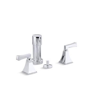 Kohler 470-4V-CP- Memoirs® Stately Vertical spray bidet faucet with Deco lever handles | FaucetExpress.ca