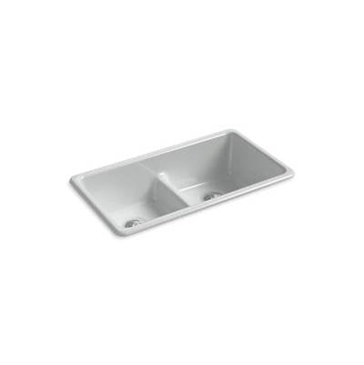 Kohler 5312-95- Iron/Tones® 33'' x 18-3/4'' x 9-5/8'' Smart Divide® top-mount/undermount double-equal kitchen sink | FaucetExpress.ca