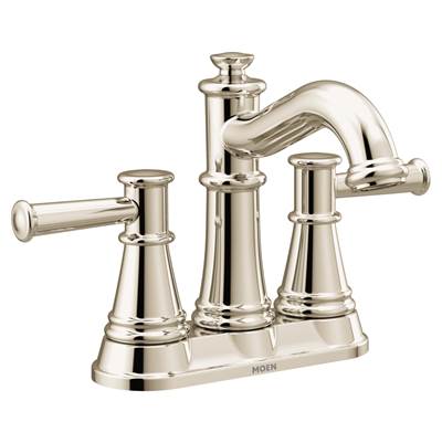 Moen 6401NL- Belfield Two-Handle Centerset Bathroom Faucet, Polished Nickel