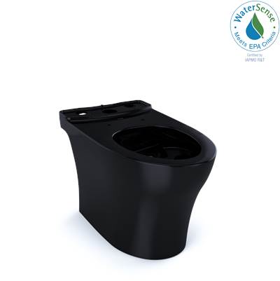 Toto CT446CENT40#51- Toto Aquia Iv Washlet+ Elongated Skirted Toilet Bowl Ebony