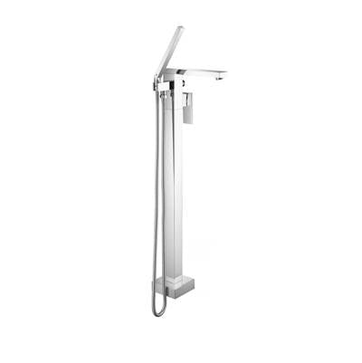 Isenberg 160.1168PN- Freestanding Floor Mount Bathtub / Tub Filler | FaucetExpress.ca