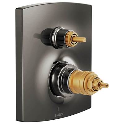 Brizo T75506-BNXLHP- Kintsu TempAssure Thermostatic Valve with Integrated 3-Function Diverter Trim - Less Handles