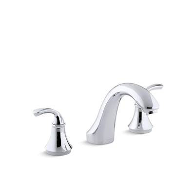 Kohler T10278-4-CP- Forté® Sculpted deck-mount bath faucet trim for high-flow valve, valve not included | FaucetExpress.ca