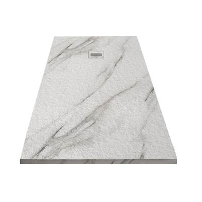 Royal Bath and Marble ERASTONE6032CA- SHOWER BASE - ERA STONE 60''X32" CALACATTA