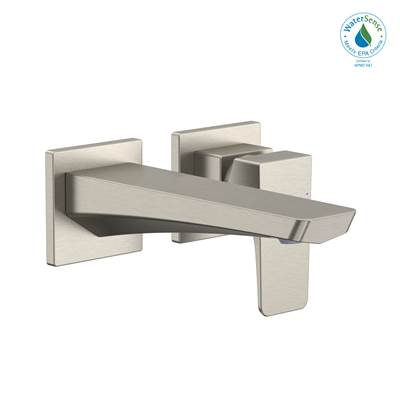 Toto TLG07307U#BN- TOTO GE 1.2 GPM Wall-Mount Single-Handle Bathroom Faucet with COMFORT GLIDE Technology, Brushed Nickel - TLG07308U#BN | FaucetExpress.ca