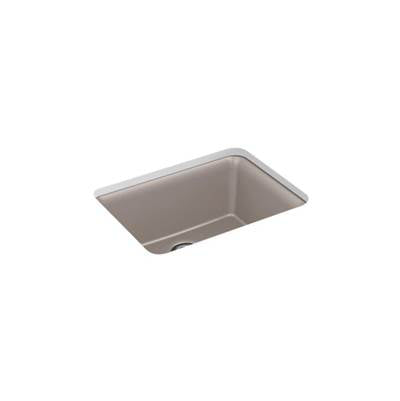 Kohler 28001-CM3- Cairn® 24-1/2'' x 18-5/16'' x 9-1/2'' Neoroc® undermount single-bowl kitchen sink with rack | FaucetExpress.ca