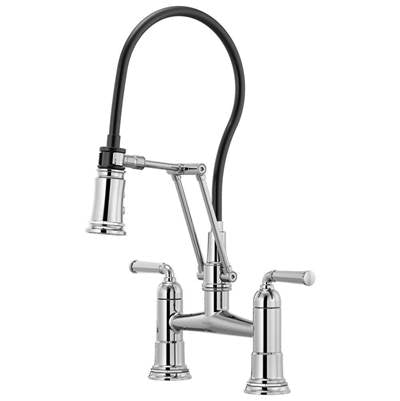 Brizo 62274LF-PC - Articulating Bridge Faucet