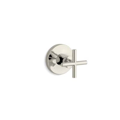 Kohler T14490-3-SN- Purist® Valve trim with cross handle for volume control valve, requires valve | FaucetExpress.ca