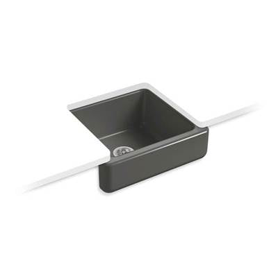 Kohler 5664-58- Whitehaven® 23-1/2'' x 21-9/16'' x 9-5/8'' Undermount single-bowl farmhouse sink | FaucetExpress.ca