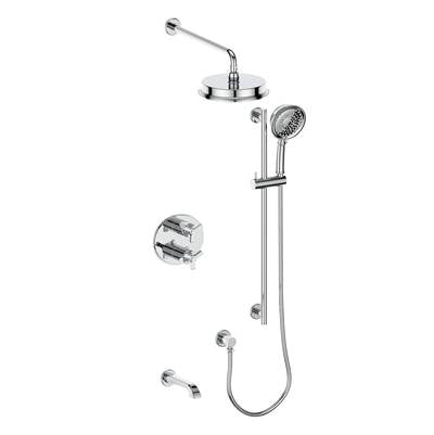 Vogt SET.Z3.320.310.CC- Zehn 3-Way Thermostatic Set Chrome