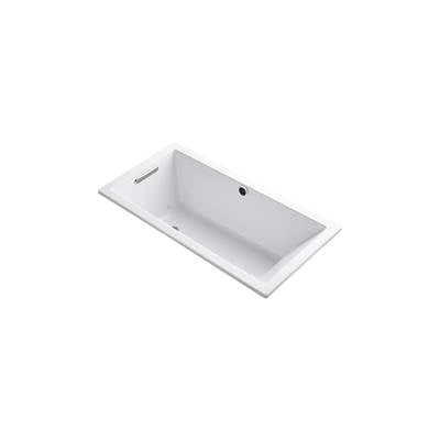 Kohler 1167-GH-0- Underscore Rectangle 60-in X 30-in Heated Bubblemassage Air Bath With Reversible Drain | FaucetExpress.ca
