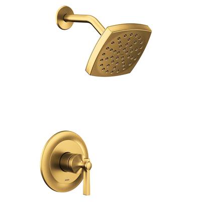 Moen UTS2912EPBG- Flara M-Core 2-Series Eco Performance 1-Handle Shower Trim Kit In Brushed Gold (Valve Sold Separately)