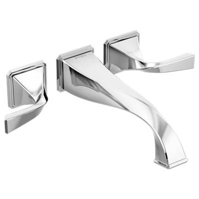 Brizo T70430-PC- Two-Handle Wall Mount Tub Filler | FaucetExpress.ca