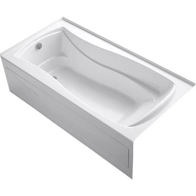 Kohler 1257-GHLAW-0- Mariposa® 72'' x 36'' integral apron Heated BubbleMassage air bath with Bask® heated surface and left-hand drain | FaucetExpress.ca