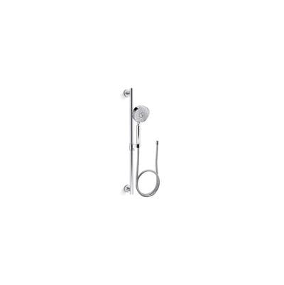 Kohler 22178-CP- Purist® 2.5 gpm multifunction handshower kit with Katalyst® air-induction technology | FaucetExpress.ca