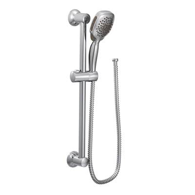 Moen S3870EP- Twist 4-Spray Handheld Handshower with Slide Bar in Chrome