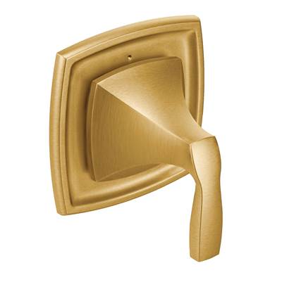 Moen T4611BG- Voss 1-Handle Two-Function Transfer Valve Trim Kit in Brushed Gold (Valve Not Included)